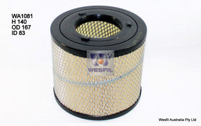 Air Filter A1504 Fits Holden WA1081 - Wesfil