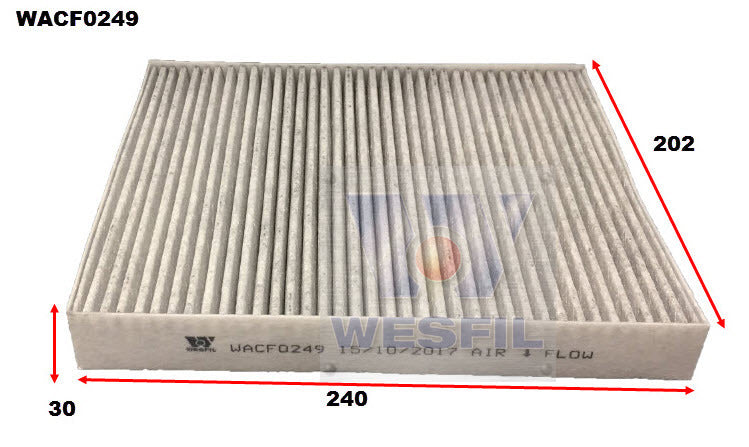 Cabin Filter RCA356C Fits Holden WACF0249 - Wesfil | Universal Auto Spares