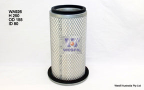 Air Filter Fits Mitsubishi WA926 - Wesfil