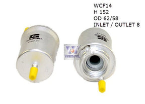 EFI Fuel Filter Z674 Fits VW WCF14 - Wesfil