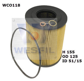 Oil Filter R2787P Nissan WCO118 - Cooper