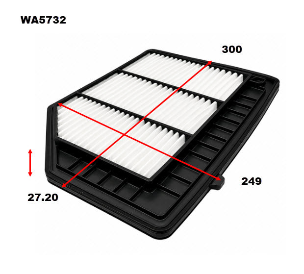 Air Filter A2166 Suzuki WA5732 - Wesfil