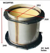 Diesel Particulate Filter (DPF) RPF321 Fits Isuzu WCDPF85 - Wesfil