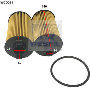 Oil Filter R2868P Fits LDV WCO231 - Wesfil