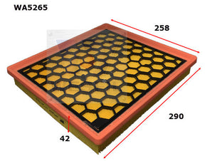 Air Filter A1805 Fits Opel WA5265 - Wesfil