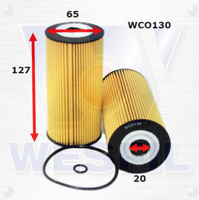 Oil Filter R2700P Fits Hyundai WCO130 - Wesfil
