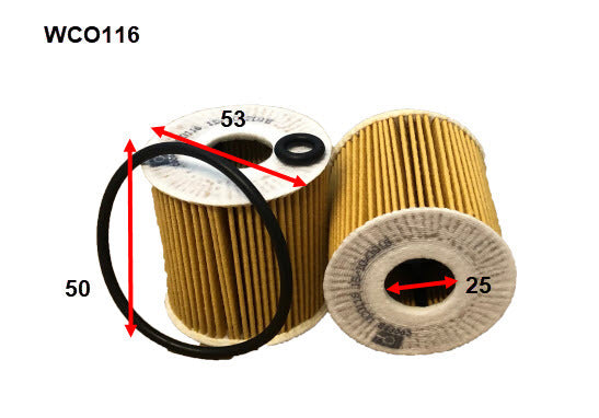 Oil Filter R2668P Fits Smart Car WCO116 - Wesfil
