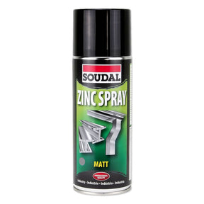 Zinc Spray MATT (98% Acrylic) 400mL - Soudal