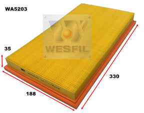 Air Filter Fits Mercedes WA5203 - Wesfil