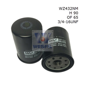 Oil Filter Z432 Fits Toyota WZ432NM - Wesfil