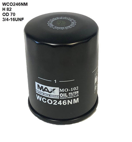 Oil Filter Z1200 Fits Lexus/Toyota WCO246NM - Wesfil