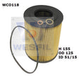 Oil Filter R2787P Fits Nissan WCO118 - Wesfil