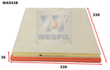 Air Filter Fits Haval WA5428 - Wesfil | Universal Auto Spares