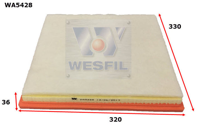 Air Filter Fits Haval WA5428 - Wesfil | Universal Auto Spares