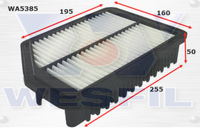Air Filter A1946 Fits Hyundai/Kia WA5385 - Wesfil