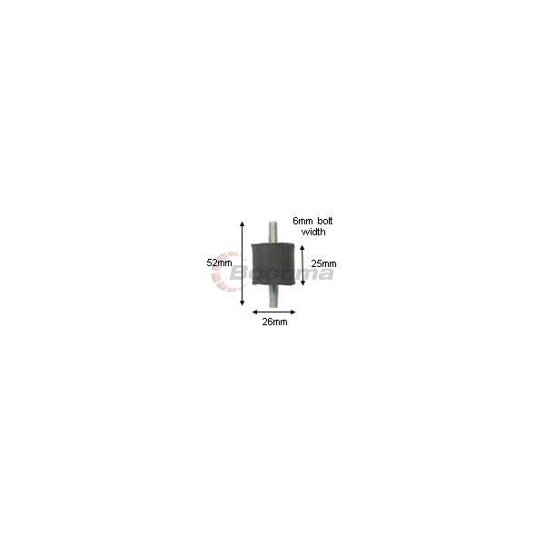 Radiator Support Bush fits Ford Econovan/Mazda E1400/E1800/E2000/E2200 – EM-3713 – Boonma | Universal Auto Spares
