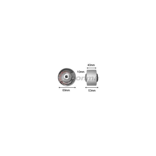 Engine Mount Bushing Rear fits Peugot 205/405/ 309 70mm – EMB-4497 – Boonma | Universal Auto Spares