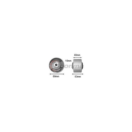 Engine Mount Bushing Rear fits Peugot 205/405/ 309 70mm – EMB-4497 – Boonma | Universal Auto Spares