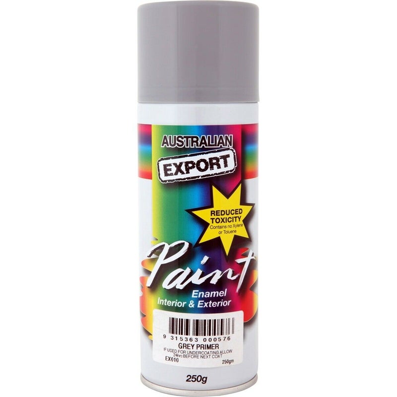 Grey Primer Enamel Spray Paint Interior & Exterior 250g - MMP | Universal Auto Spares