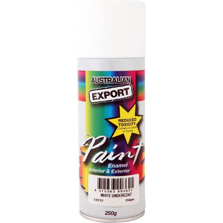 White Undercoat Enamel Spray Paint Interior & Exterior 250g - MMP | Universal Auto Spares