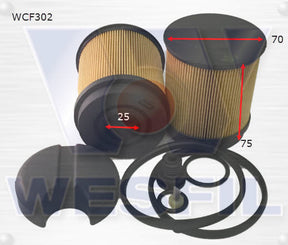 Urea Filter Assembly R2836P Fits Iveco/Nissan WCF302 - Wesfil