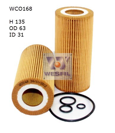 Oil Filter Fits Mercedes WCO168 - Wesfil | Universal Auto Spares