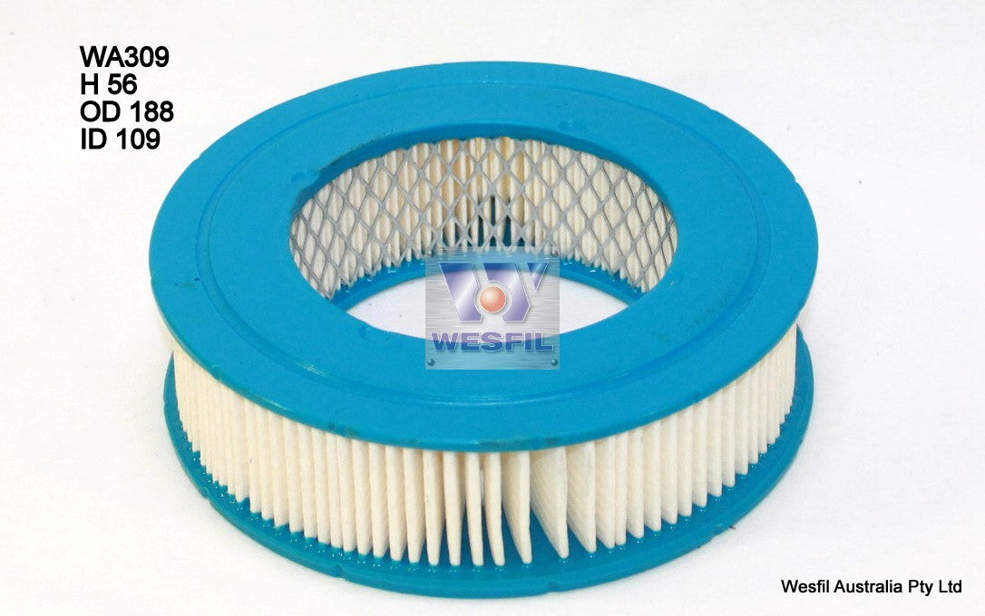 Air Filter A309 Fits Toyota WA309 - Wesfil