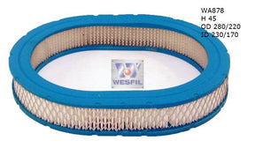 Air Filter A1248 Fits Honda WA878 - Wesfil