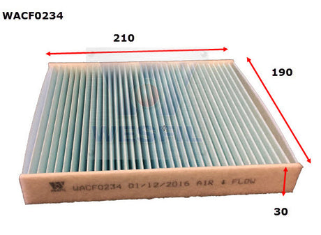 Cabin Filter Fits Suzuki WACF0234 - Wesfil | Universal Auto Spares