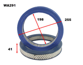 Air Filter A291 Fits Honda WA291 - Wesfil