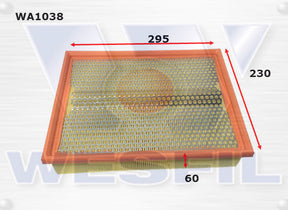 Air Filter A1487 Fits Mercedes WA1038 - Wesfil