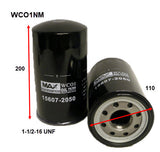 Oil Filter Z642 Fits Ford/Hino WCO1NM - Wesfil