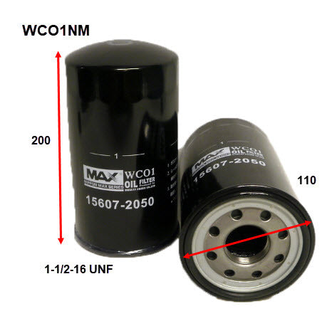 Oil Filter Z642 Fits Ford/Hino WCO1NM - Wesfil