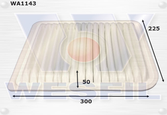 Air Filter A1575 Fits Ford WA1143 - Wesfil