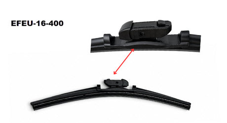 'Ultimate' Beam Blade (400mm) Exact Fit EFEU-16-400 - Exelwipe