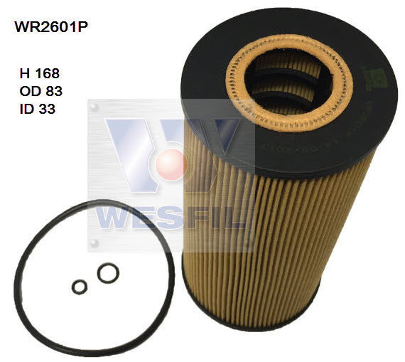 Oil Filter R2601P Fits Mercedes WR2601P - Wesfil