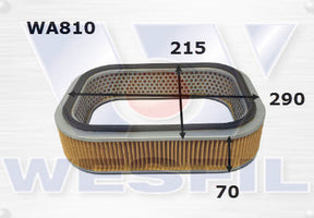 Air Filter A442 Fits Honda WA810 - Wesfil