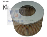 Air Filter A340 Fits Toyota WA340 - Wesfil | Universal Auto Spares