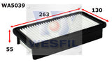 Air Filter A1587 Fits Kia WA5039 - Wesfil | Universal Auto Spares