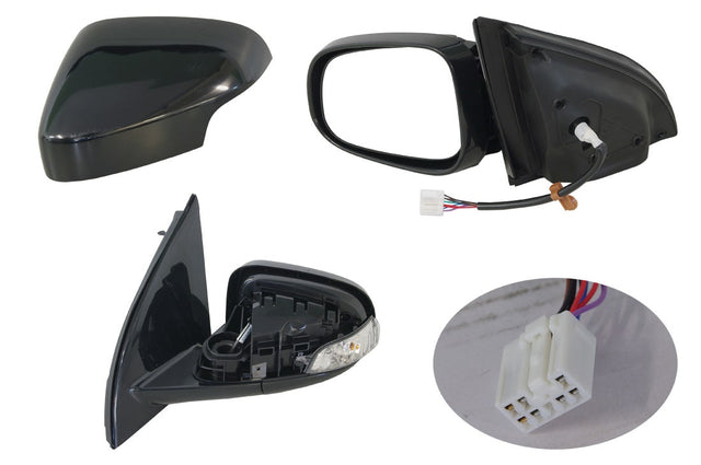 Electric Door Mirror (LHS) with Blinker and Temperature Sensor Ford Falcon FG 2008 - 2016 FDFC - DOM - 604L - Sterling Parts - Exterior Mirrors - Sterling Parts