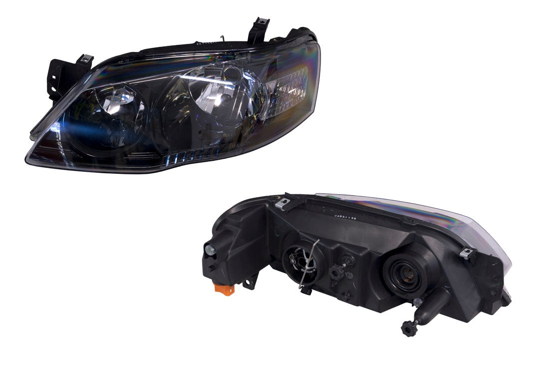 Headlight (LHS, Black) Ford Falcon XT BF Series 2 2006 - 2008 FDFC - HEL - 72L - Sterling Parts - Headlight Assemblies - Sterling Parts