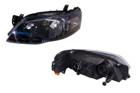 Headlight (LHS, Black) Ford Falcon XT BF Series 2 2006 - 2008 FDFC - HEL - 72L - Sterling Parts - Headlight Assemblies - Sterling Parts