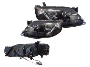 Headlight Set (Black, Pair) Ford Falcon BF Series 2 2006 - 2008 FDFC - HEL - 73N - BK - Sterling Parts - Headlight Assemblies - Sterling Parts
