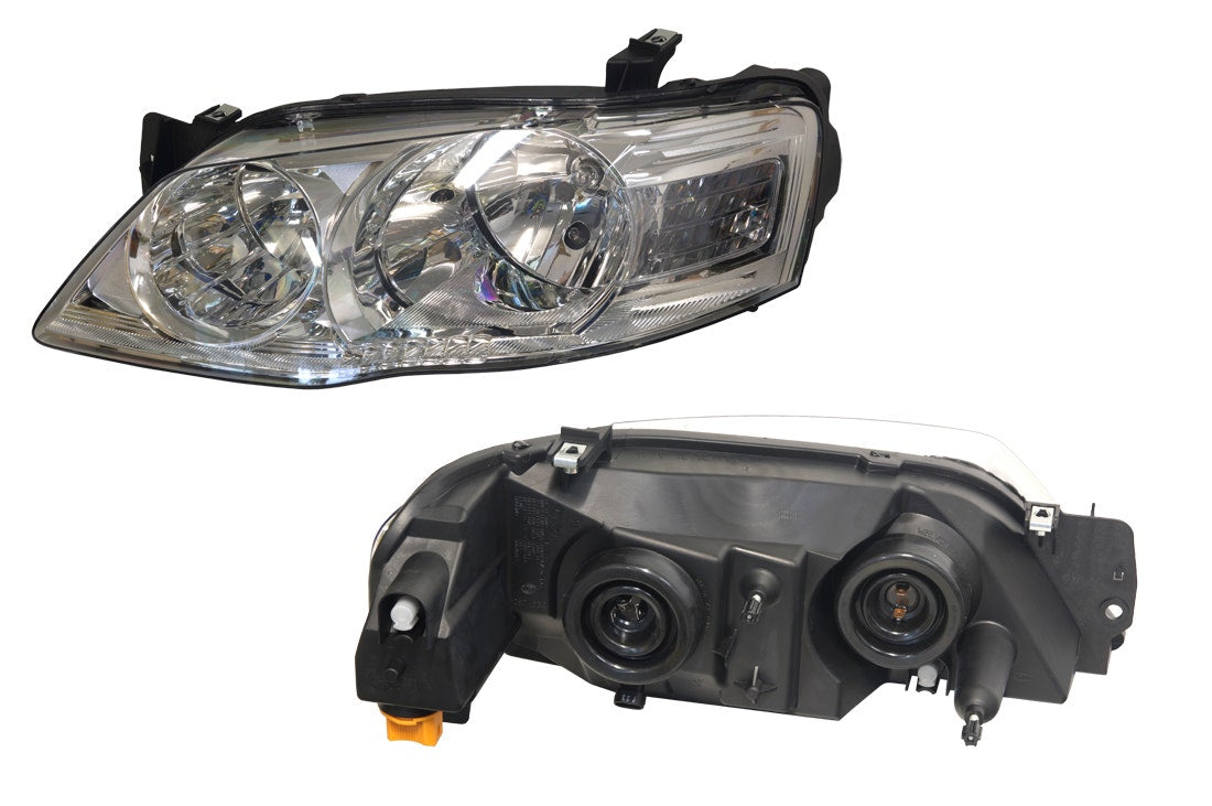 Headlight (LHS, Chrome) Ford Falcon BF Series 2 2006 - 2008 FDFC - HEL - 74L - Sterling Parts - Headlight Assemblies - Sterling Parts