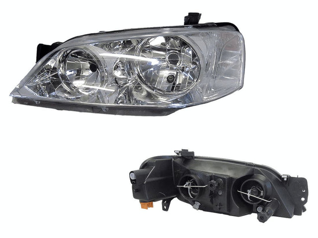 Headlight (LHS, Chrome) Ford Fairlane BA/BF 2003 - 2007 FDFL - HEL - 67L - Sterling Parts - Headlight Assemblies - Sterling Parts