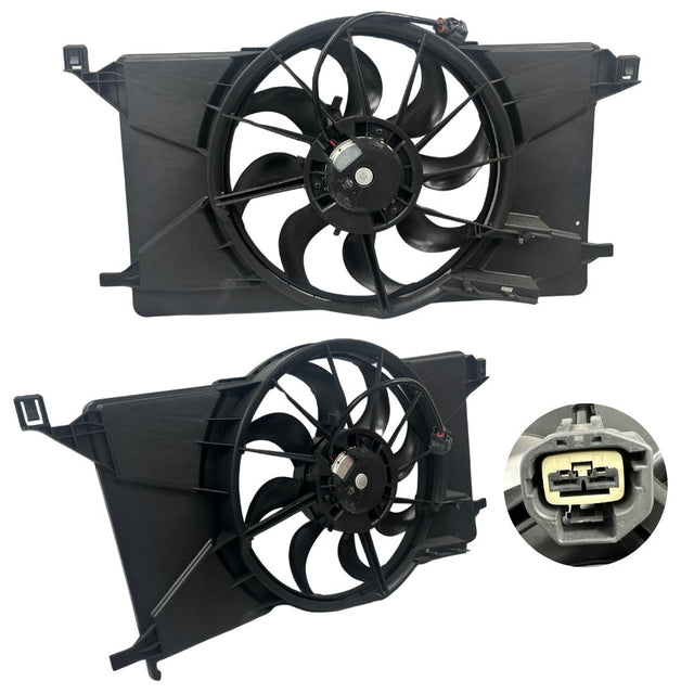 Radiator & Condenser Fan (Single, Petrol 1.6L/2.0L) Ford Focus LW/LZ 2011 - 2014 FDFO - FNR - 12F - Sterling Parts - Cooling Fans & Parts - Sterling Parts