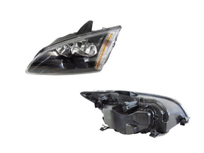Headlight (LHS, Black) Ford Focus LS/LT 2005 - 2009 FDFO - HEL - 34L - Sterling Parts - Headlight Assemblies - Sterling Parts