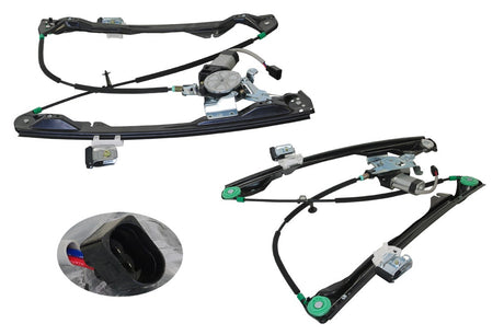 Front Window Regulator RHS (2-Pin, With Motor) Ford Focus LR/5D 10/2002 - 12/2004 FDFO-WIR-01R - Sterling Parts