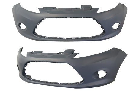 Front Bumper Bar Cover (Oval Fog Light Hole) Ford Fiesta WT 2009 - 2013 FDFS-BAR-09F - Sterling Parts