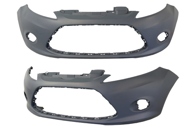 Front Bumper Bar Cover (Oval Fog Light Hole) Ford Fiesta WT 2009 - 2013 FDFS - BAR - 09F - Sterling Parts - Grilles & Bumper Parts - Sterling Parts